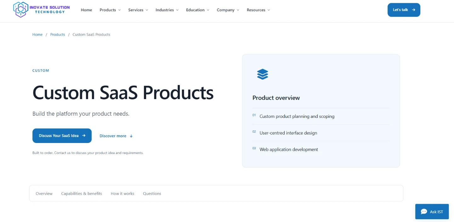 Custom SaaS Products